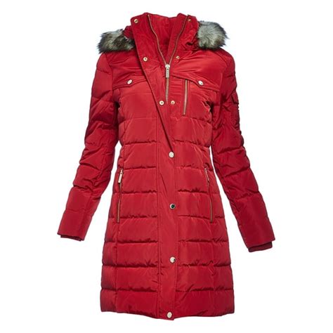 michael kors red winter jacket|Michael Kors 3x winter coat.